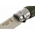 Нож OPINEL №8 TREKKING, нержавеющая сталь, кожаный темляк, хаки
