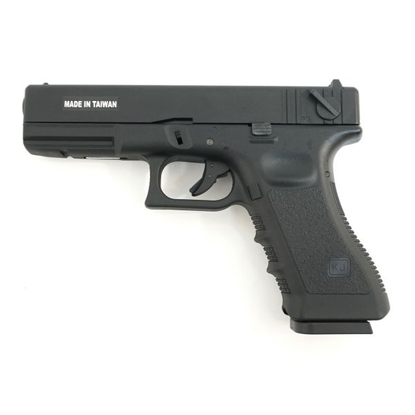 Страйкбольный пистолет KJW Glock G18 Gas, металл. затвор (KP-18-MS)