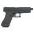 Страйкбольный пистолет KJW Glock G17 TBC CO₂ Black, удлин. ствол