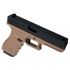 Страйкбольный пистолет KJW Glock G18 CO₂ GBB Tan (KP-18.CO2-TAN)